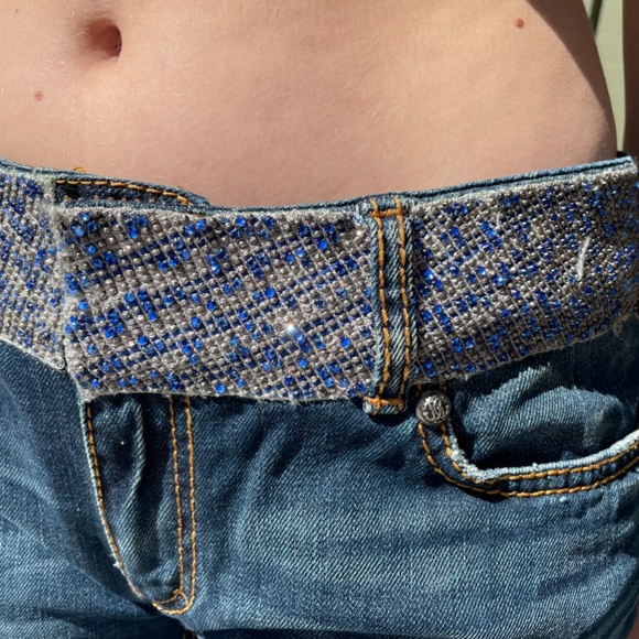 Roberto Cavalli Vintage Jeans with Beaded Waistband - Picture 7 of 9